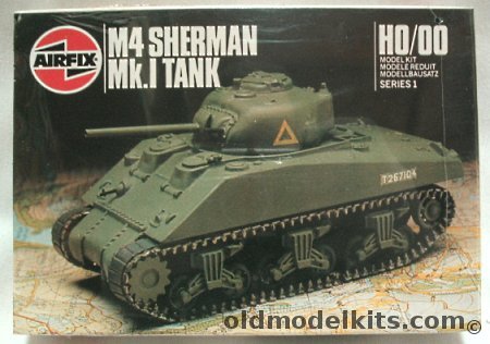 Airfix 1/76 M4 Sherman MkI Tank, 961303 plastic model kit